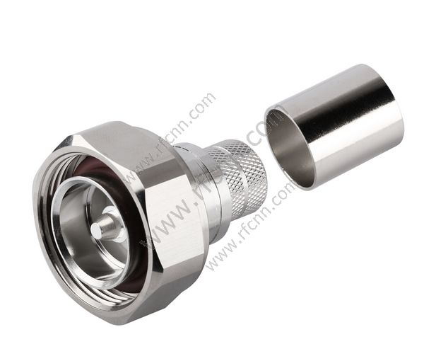 דין 7/16 זכר ישר crimp עבור LMR600 - מחבר RF