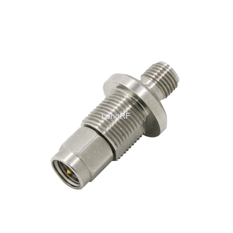 SMA Plug BHD ל- JACK RF מתאם