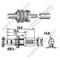 SSMB נקבה Bulkhead Mount עבור RG174 מחבר RF