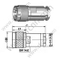 N clamp זכר עבור RG58 מחבר RF