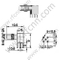 זווית נכונה SSMC עבור מחבר PCB RF