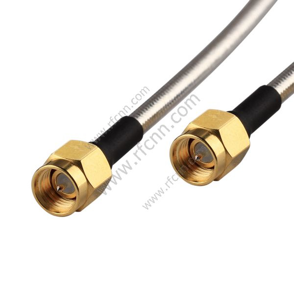SMA זכר לגבר 18GHz RG402 מגשר כבל קואקסיאלי