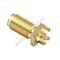SMA נקבה עבור PCB לוח קצה הלחמה מחבר RF