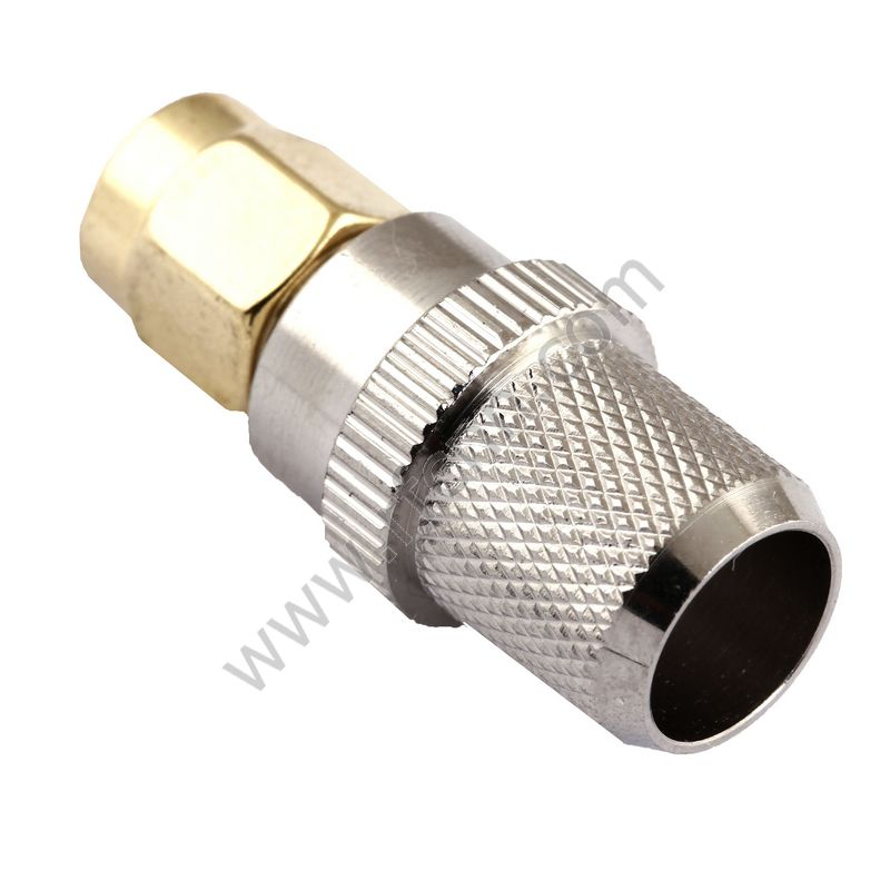 SMA זכר Crimp עבור מחבר LMR400 RF
