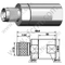 TNC זכר Clamp עבור 1/2 "Flexilble כבל RF מחבר