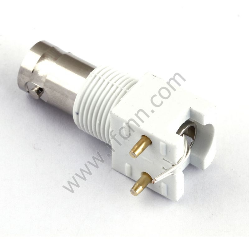 BNC נקבה זווית ישרה PCB RF מחבר