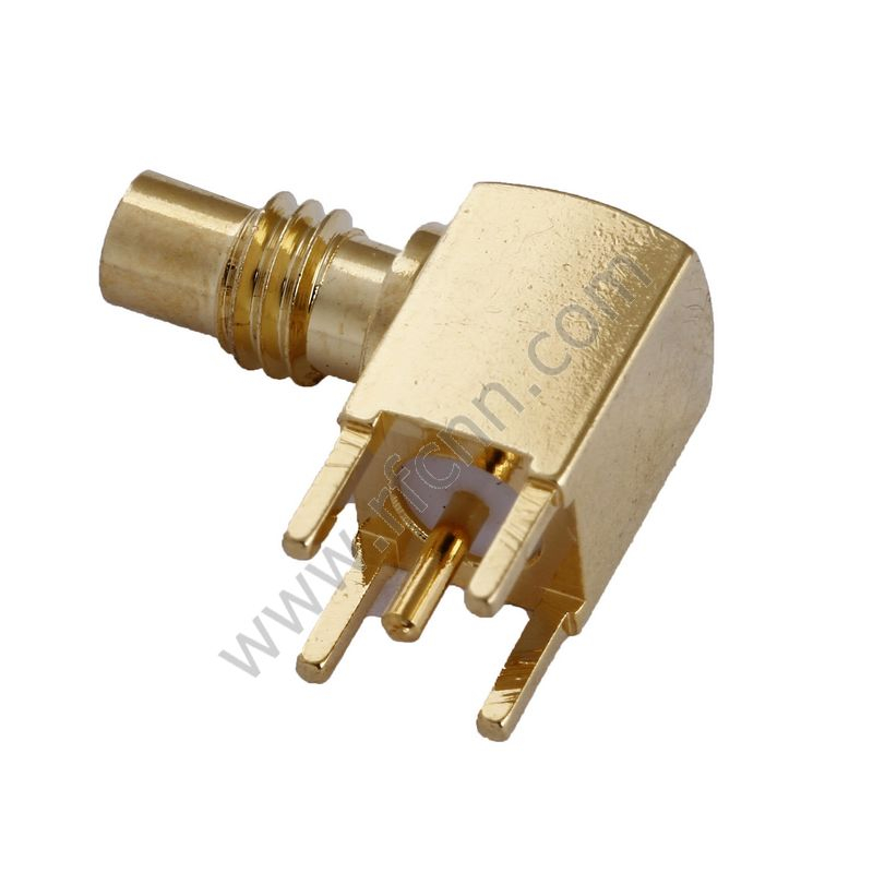 זווית זכרית זכרית עבור מחבר PCB RF