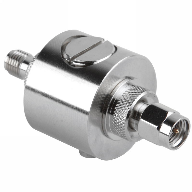 נחשול Arrestor גז צינור עבור מיקרוגל SMA נקבה כדי SMA זכר