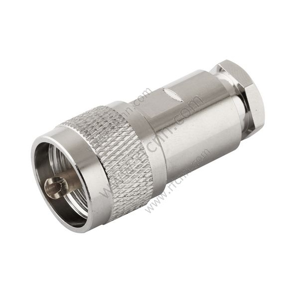 Uhf זכר מהדק ישר עבור RG213 -RF מחבר