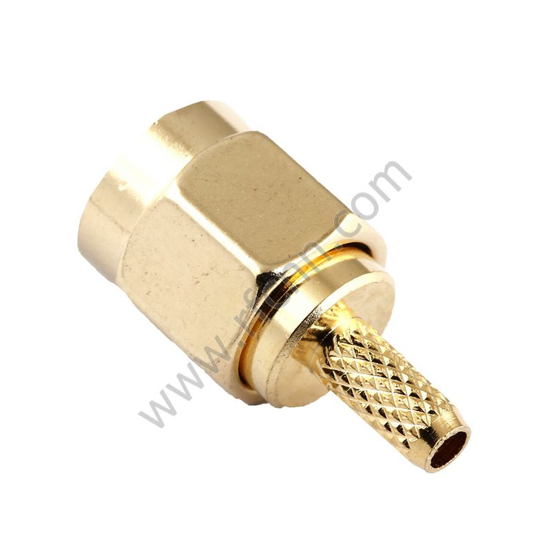 SMA זכר Crimp עבור RG316 מחבר RF