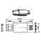 SMA זכר לנקבה attenuator - רגיל 20db