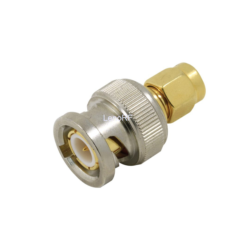 BNC תקע ל- SMA Plug RF מתאם