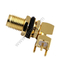 SMA נקבה Bulkhead זווית ישרה עבור מחבר PCB RF