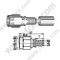 SMA זכר Crimp עבור מחבר RF RG58