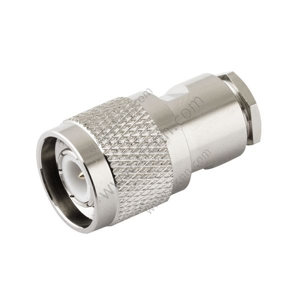 TNC זכר Clamp ישר עבור מחבר RG58 -RF