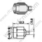 SMA זכר Crimp עבור מחבר RG 405 RF