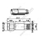 SMA זכר לנקבה attenuator - 10db