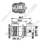 N נקבה bulkhead mount מחבר RF