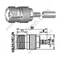 UHF נקבה Crimp עבור RG142 מחבר RF