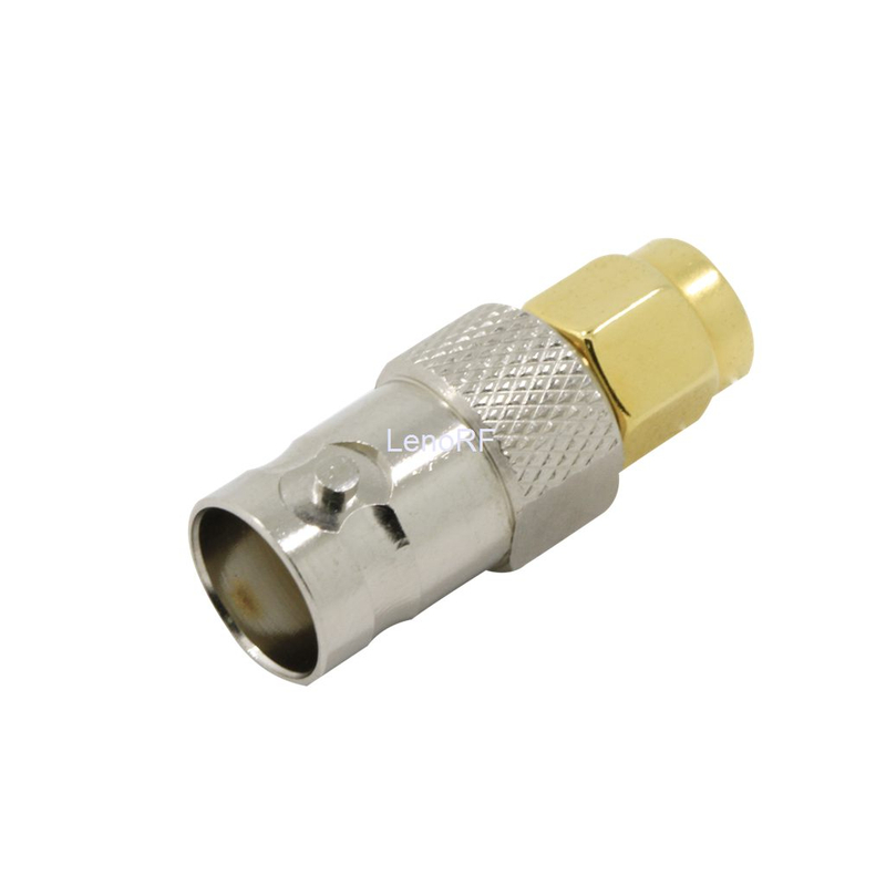 BNC JACK ל- SMA Plug RF מתאם