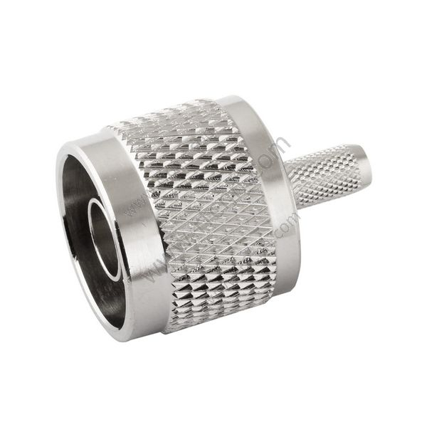 N זכר ישר Crimp עבור RG58 מחבר RF