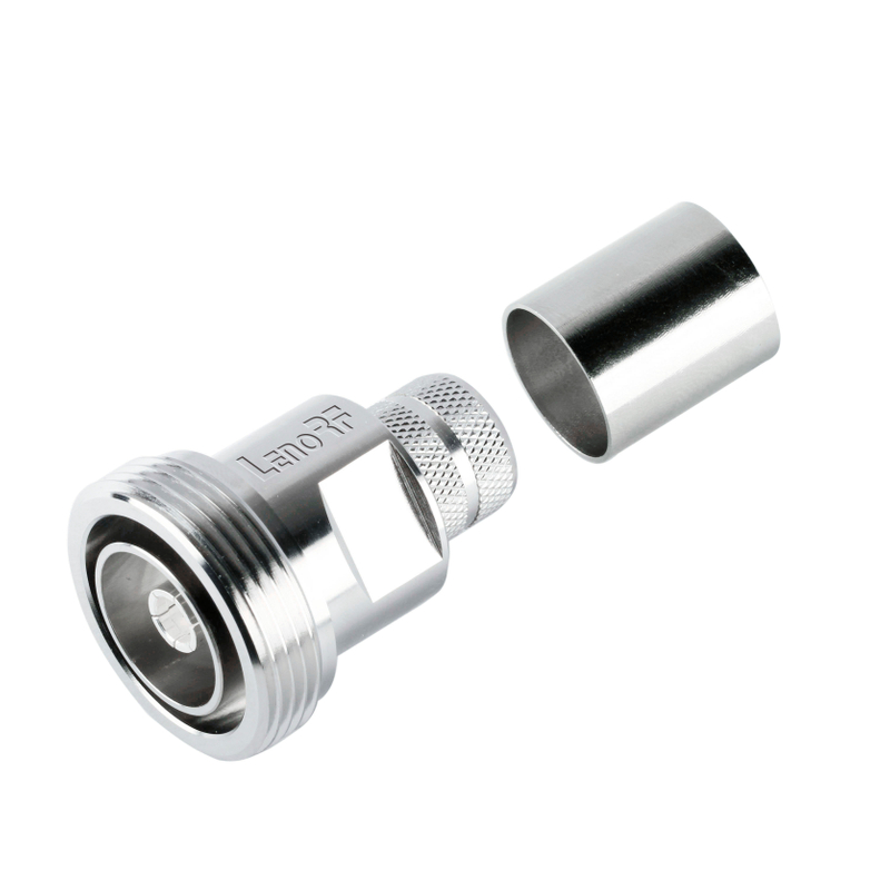 דין 7/16 נקבה ישר Crimp עבור LMR600 - מחבר RF