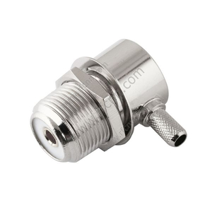 UHF נקבה Crimp זווית ישרה עבור מחבר RG58 -RF