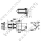 F נקבה זווית ישרה עבור מחבר PCB RF