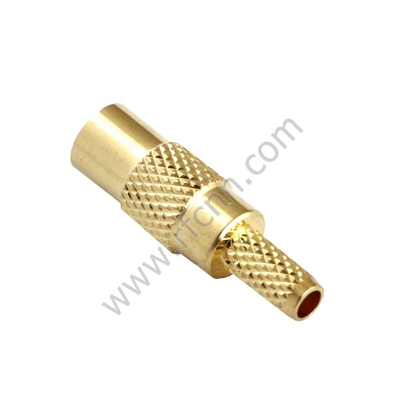 MCX נקבה ישר Crimp עבור RG316 RF מחבר