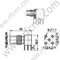 SMC נקבה זווית ישרה עבור מחבר PCB RF