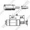 MCX נקבה crimp עבור RG178 מחבר RF