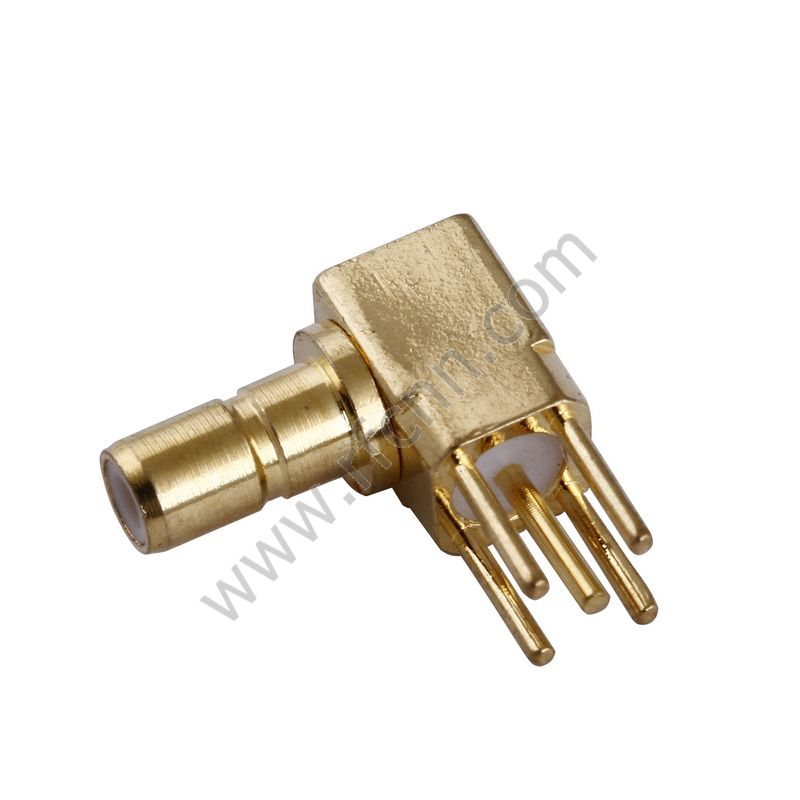 זווית זכרית של SSMB עבור מחבר PCB RF