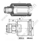 N Clamp זכר עבור 7/8 "כבל גמיש RF מחבר